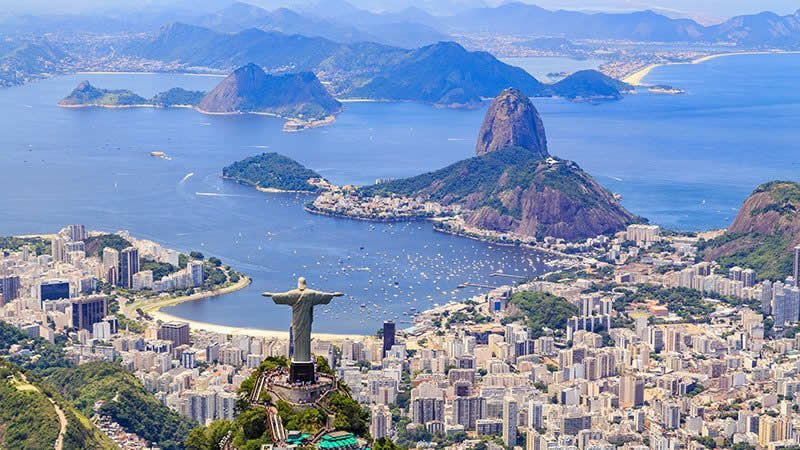 Among the options for Azamara's 2024 World Voyage guests is a six-night overland journey to Rio de Janeiro as well as Iguazu Falls.